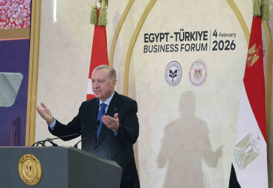 Cumhurbaşkanı Erdoğan: "Mısır ile aramızdaki iş birliğinin bölgemizin istikrarına yaptığı katkıya hep birlikte şahit oluyoruz"