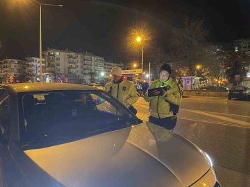 Mudanya’da trafikte huzur için gece denetimi