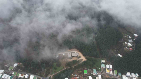 Uludağ’dan inen sis Bursa’yı sardı