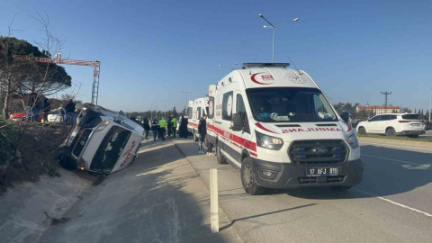 Çanakkale’de devrilen minibüsteki 8 yaralının isimleri belli oldu