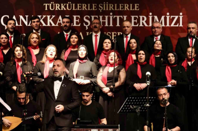 Çanakkale ruhu türkülerle yaşatıldı