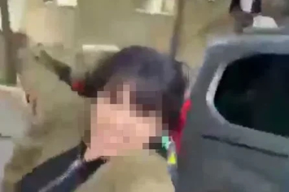 Esenyurt’ta bir kadın eski eşini sokak ortasında darp etti
