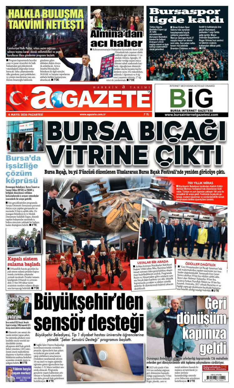 4 MAYIS 2026 PAZARTESİ