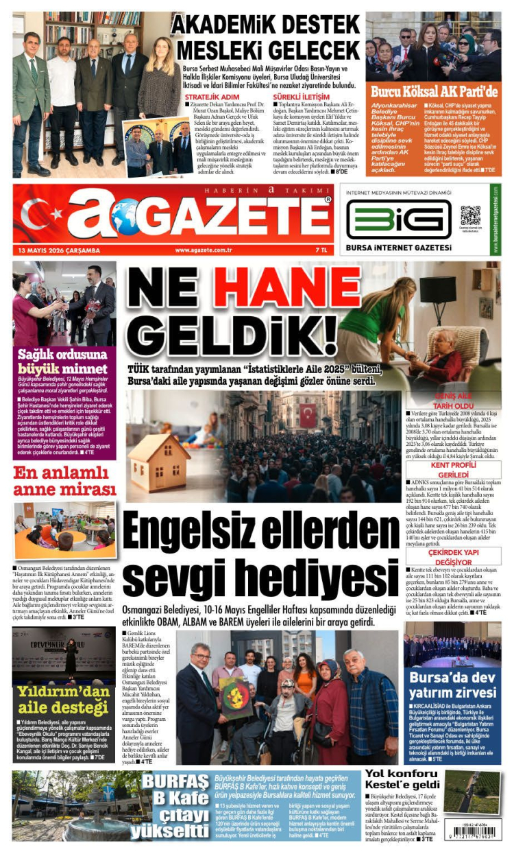 13 MAYIS 2026 ÇARŞAMBA