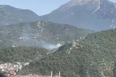 Fethiye’de orman yangını
