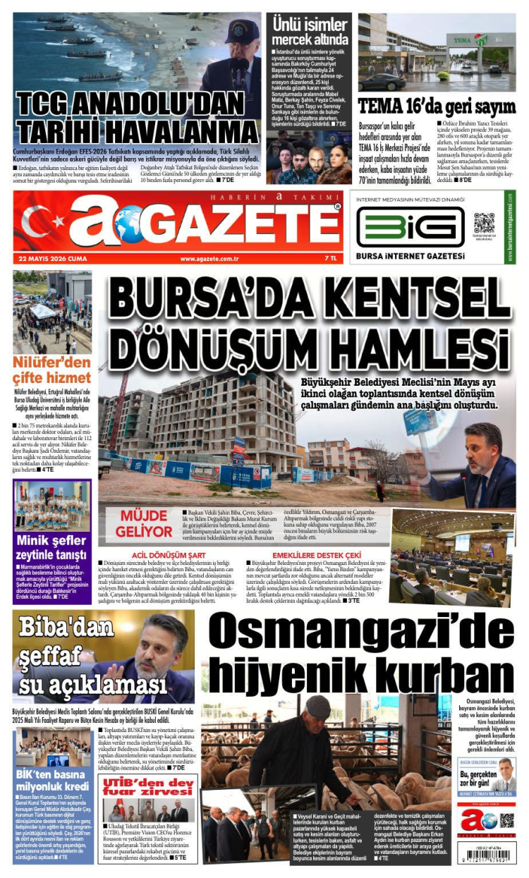 22 MAYIS 2026 CUMA