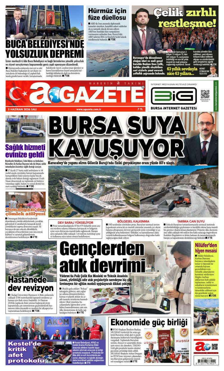 02 HAZİRAN 2026 SALI