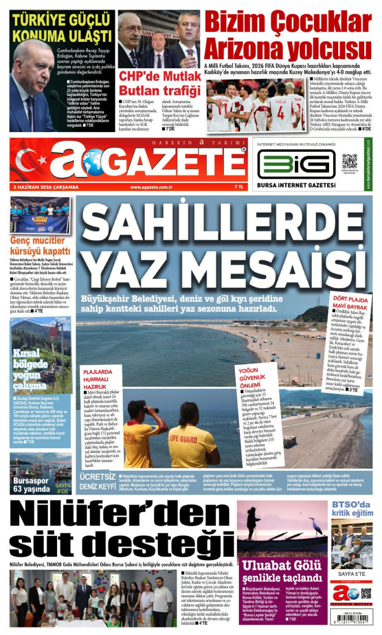 03 HAZİRAN 2026 ÇARŞAMBA