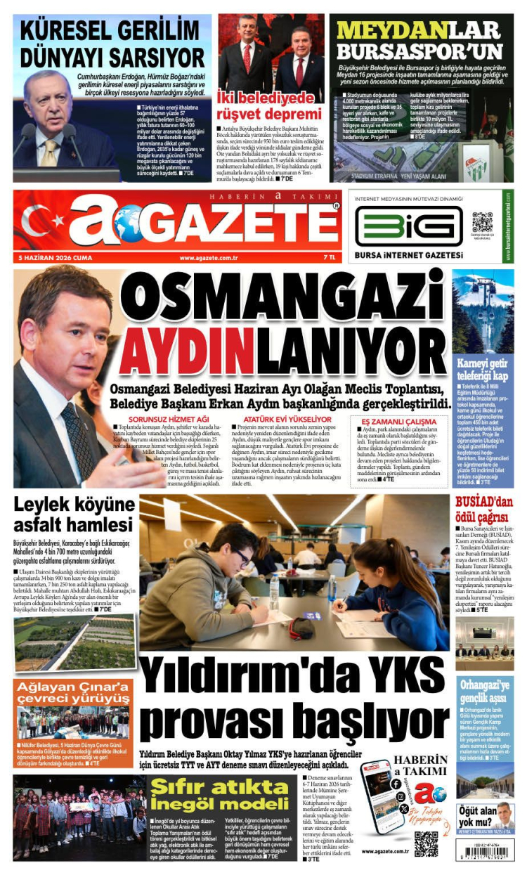 05 HAZİRAN 2026 CUMA