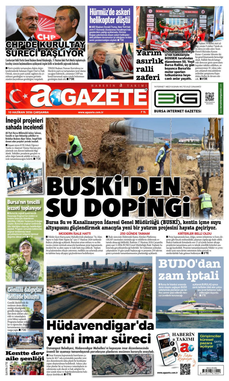 10 HAZİRAN 2026 ÇARŞAMBA